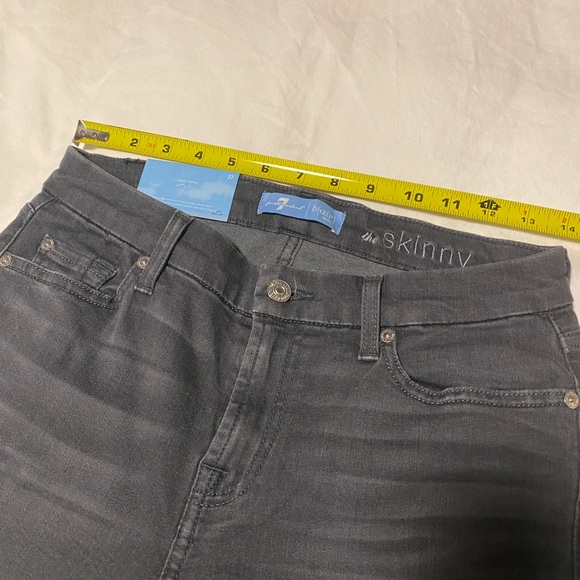 BNWT 7forallmankind (b)air mod rise skinny size 27 - Picture 3 of 6